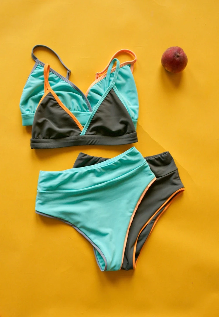 Exo Wear Triangle Top - Blue New In