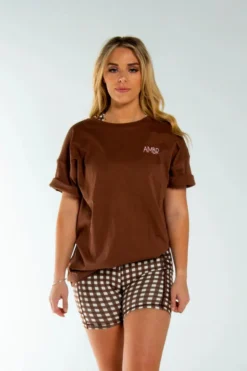 AMBR Designs Eco Biker Shorts - Gingham New In