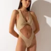 Shark Polewear Benita Bodysuit - Beige All Pole Wear