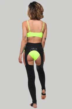 Creatures Of XIX Gecko Grip Cowgirl Leggings - Black