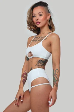 All Pole Wear Creatures Of XIX LA Bottoms - Ribbed White