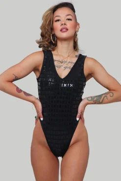 Creatures Of XIX Gecko Grip Bodysuit - Black All Pole Wear