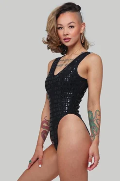 Creatures Of XIX Gecko Grip Bodysuit - Black All Pole Wear