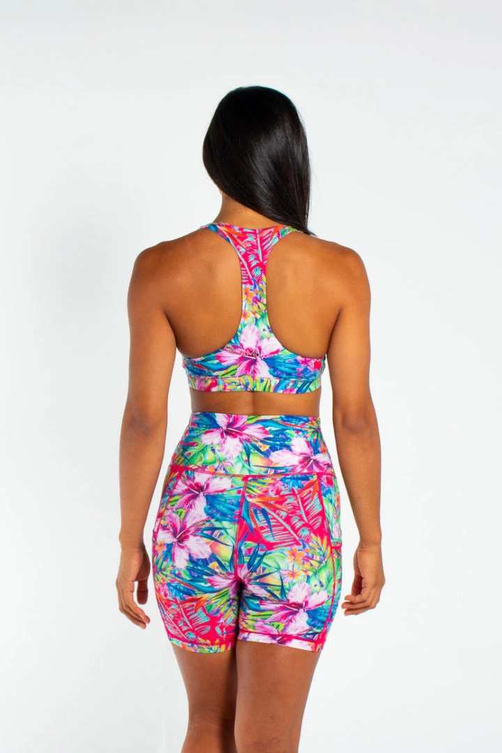 AMBR Designs Halter Crop Top - Aloha