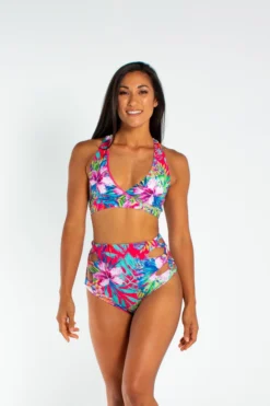 AMBR Designs Halter Crop Top - Aloha