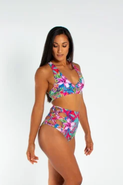 AMBR Designs Halter Crop Top - Aloha