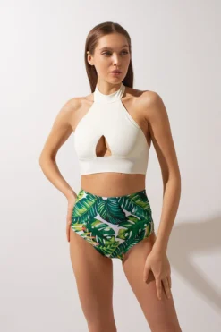 All Pole Wear Shark Polewear High Waist Shorts - Green Fern