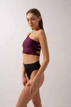 Shark Polewear Aura Top - Plum All Pole Wear