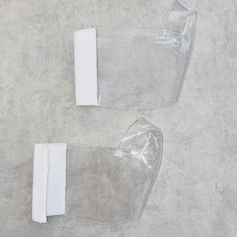 Hella Heels Classique Shoe Protector - Clear (White Back) Back In Stock