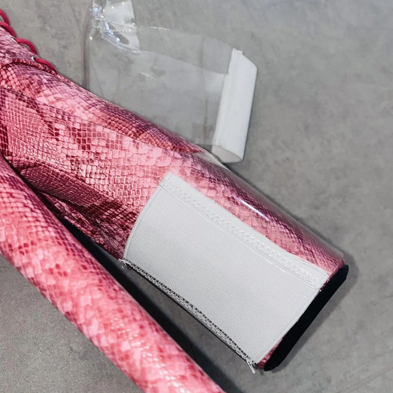 Hella Heels Classique Shoe Protector - Clear (White Back) Back In Stock