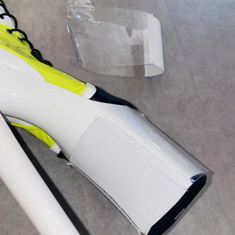 Hella Heels Classique Shoe Protector - Clear (White Back) Back In Stock