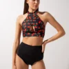 Shark Polewear Tanna Top - Cherry Print All Pole Wear