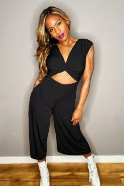 Jumpsuits Exo Wear Twist Flow Jumpsuit - Black