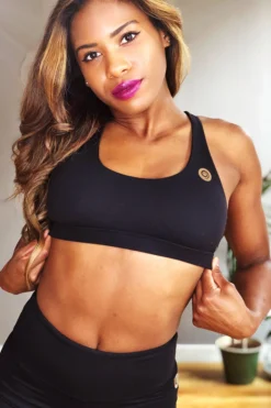 All Pole Wear Olra Activewear Sports Bra - Black