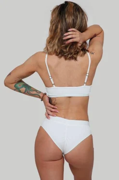 Creatures Of XIX The Hills Raree Top - Ribbed White All Pole Wear