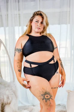 All Pole Wear Chantay Polewear Pretzel 2-way Top - Noir