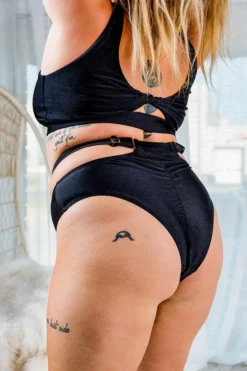 All Pole Wear Chantay Polewear Pretzel 2-way Top - Noir