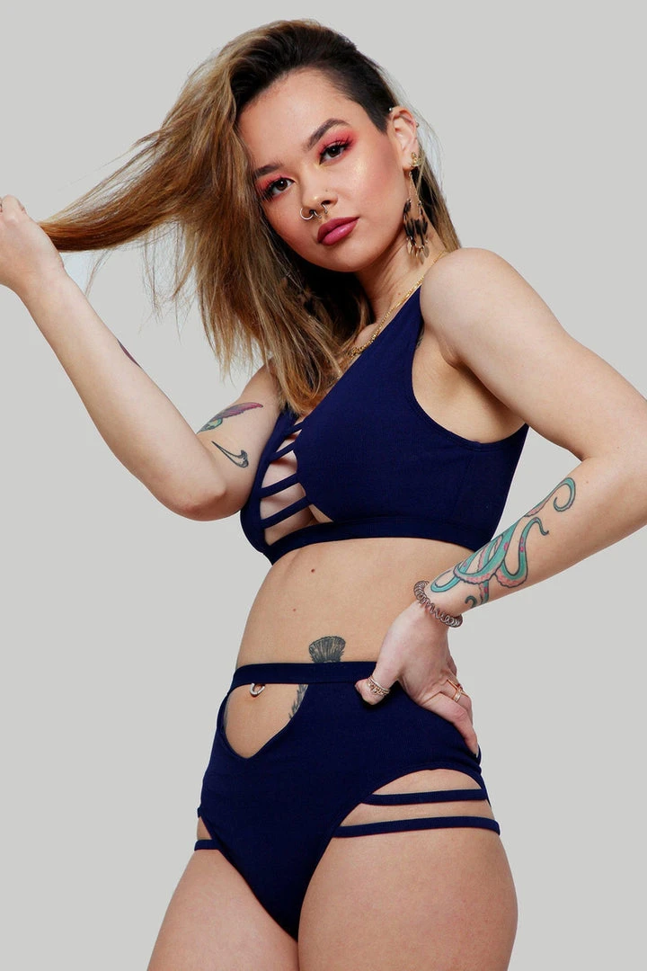 Creatures Of XIX The Valley Bottoms - Ribbed Navy