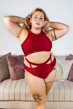 Chantay Polewear Pretzel 2-way Top - Bordeaux Tops