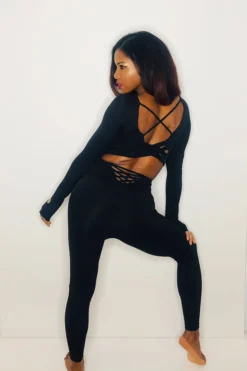 All Pole Wear Olra Activewear Signature Leggings - Black