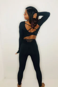 All Pole Wear Olra Activewear Signature Leggings - Black