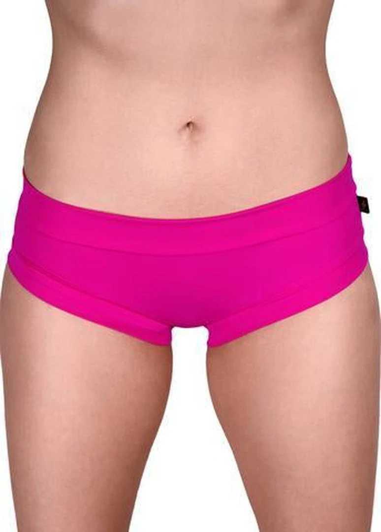 Cleo The Hurricane Essential Hot Pants - Flamingo Pink All Pole Wear