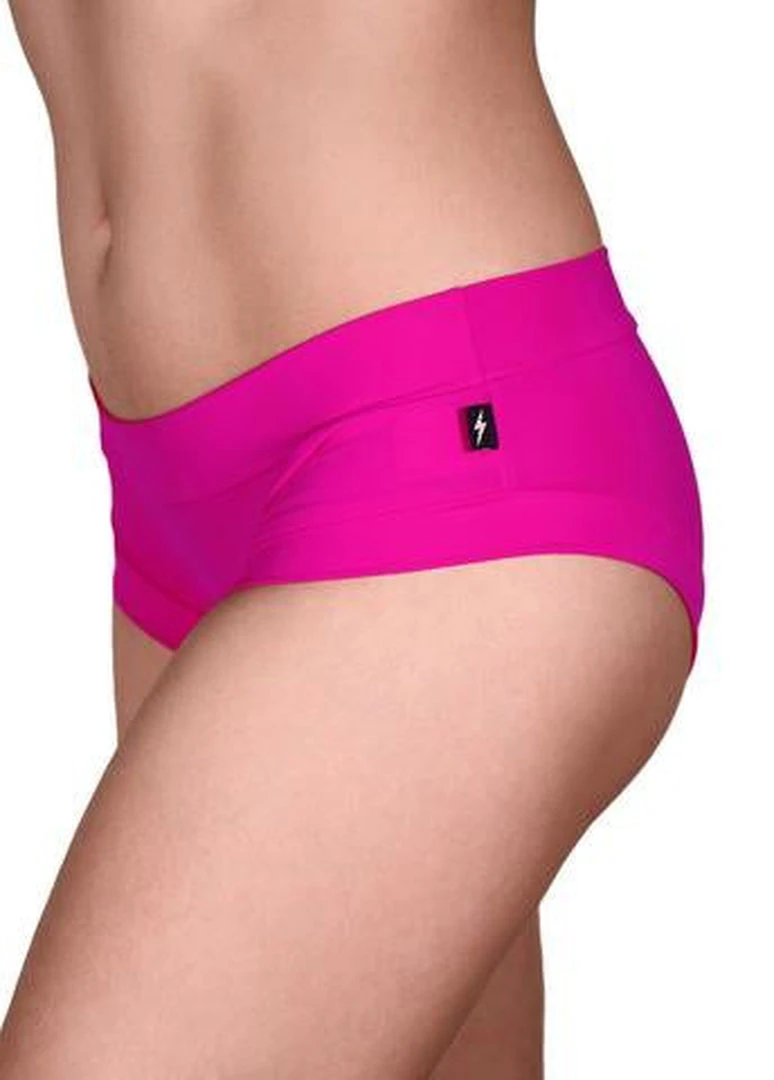Cleo The Hurricane Essential Hot Pants - Flamingo Pink All Pole Wear
