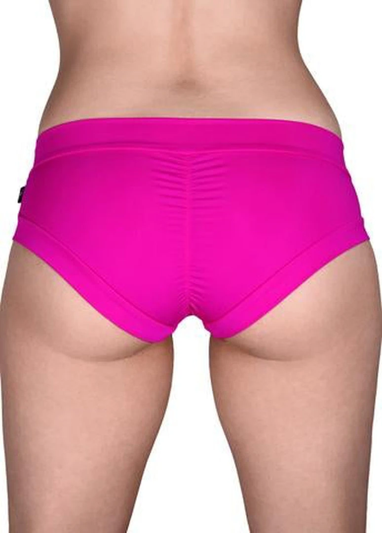 Cleo The Hurricane Essential Hot Pants - Flamingo Pink All Pole Wear