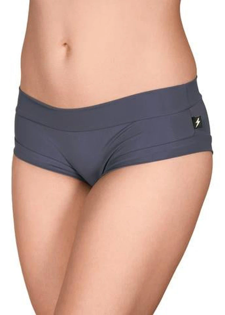Cleo The Hurricane Essential Hot Pants - Grey All Pole Wear