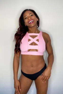 All Pole Wear Sway Bettie Top - Rose Pink