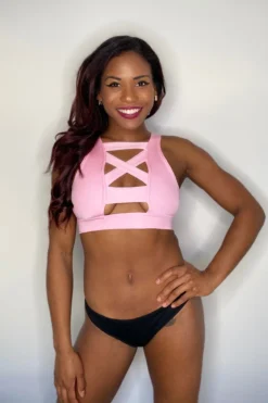 All Pole Wear Sway Bettie Top - Rose Pink