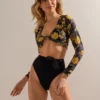 Shark Polewear Orio Top - Gold Jungle All Pole Wear