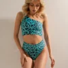 All Pole Wear Shark Polewear Bali Shorts - Blue Leopard