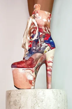 Hella Heels Renaissance 8inch Boots - Holier Than Thou Shoes