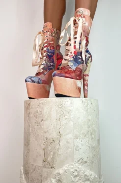 Hella Heels Renaissance 7inch Boots - Holier Than Thou Shoes