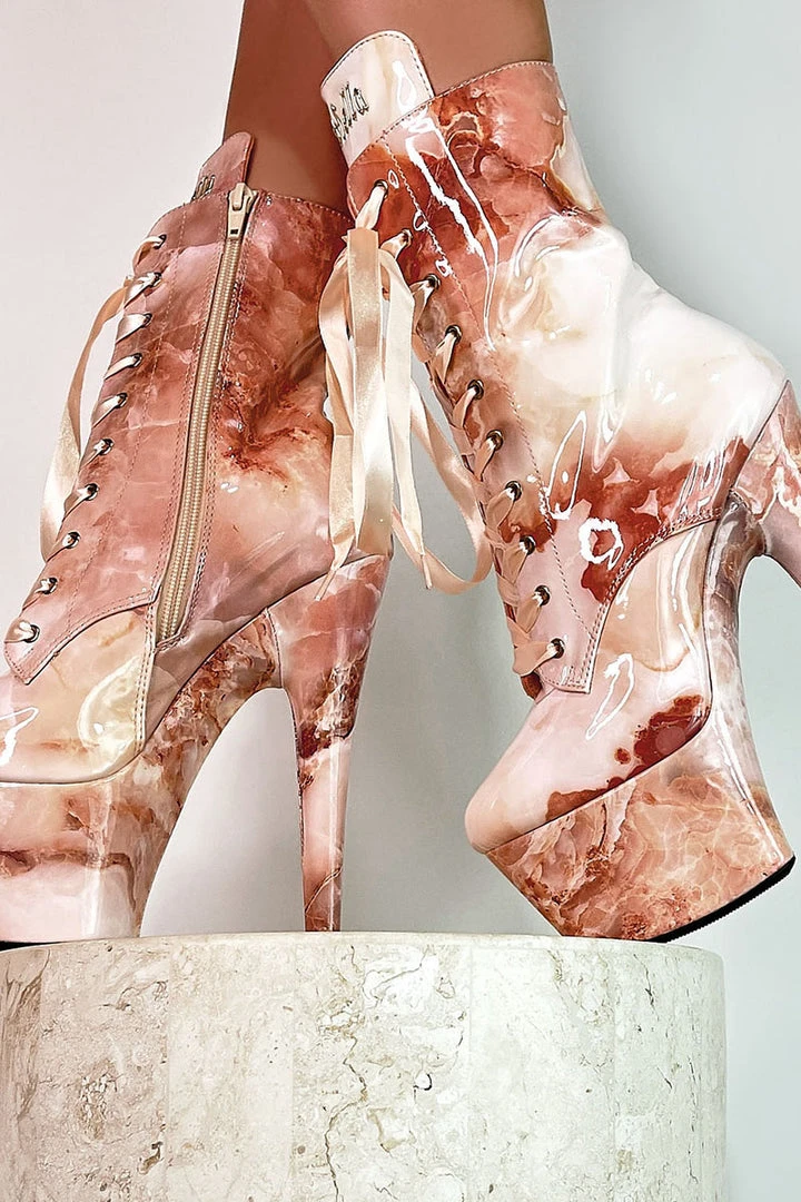 Shoes Hella Heels Renaissance 7inch Boots - Mercy