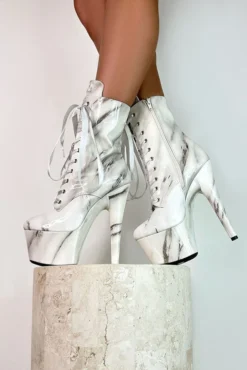 Shoes Hella Heels Renaissance 7inch Boots - Faith