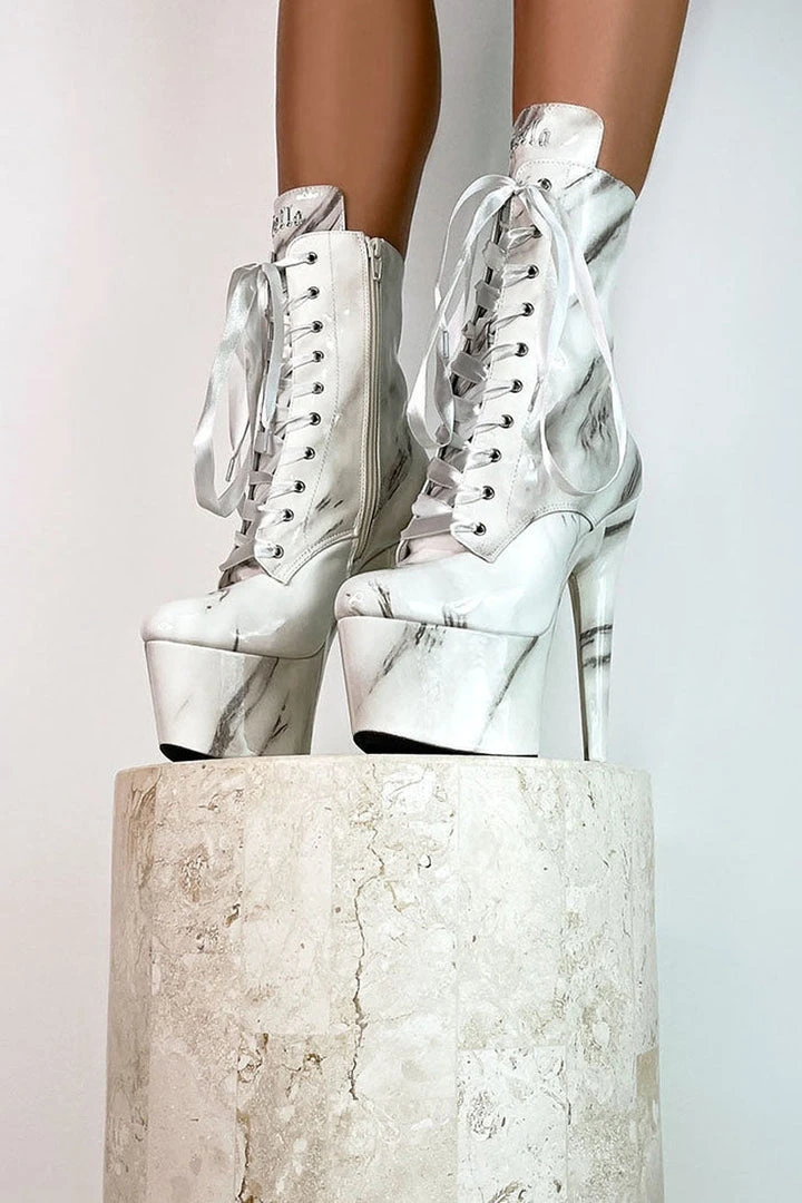 Shoes Hella Heels Renaissance 7inch Boots - Faith