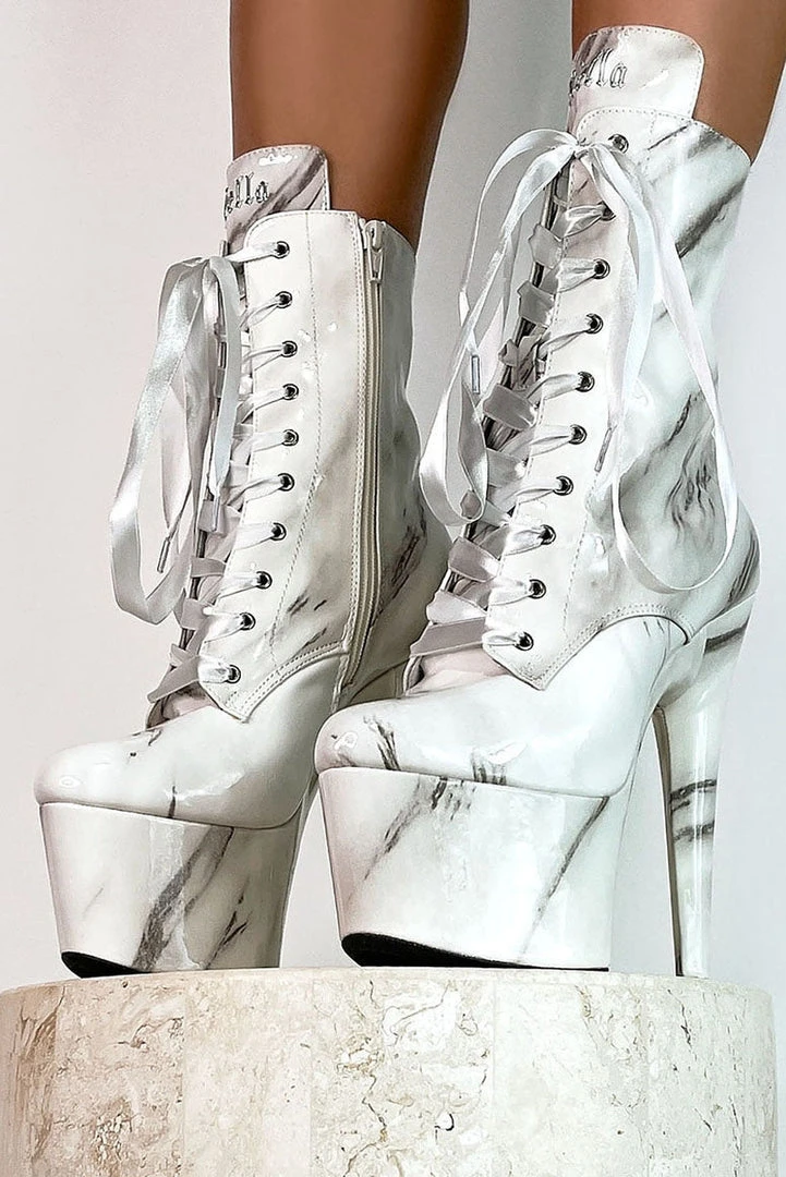 Shoes Hella Heels Renaissance 7inch Boots - Faith