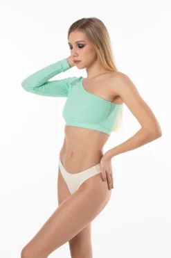 All Pole Wear Shark Polewear One Reversible Top - Mint