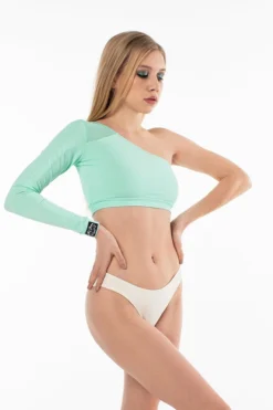 All Pole Wear Shark Polewear One Reversible Top - Mint