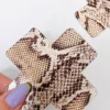Naughty Thoughts Cross Pasties (5 Pairs) - Snake