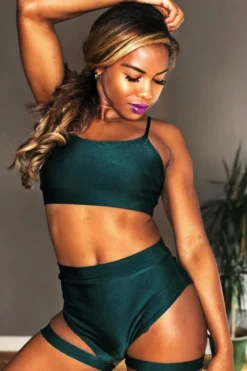 REV ACTIV Bomb Garter Shorts - Bottle Green