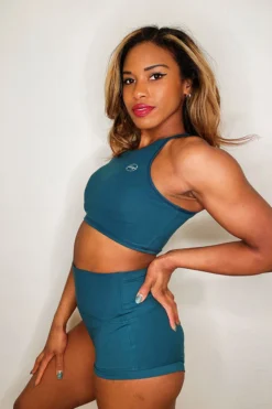 Enviro Grip The Enviro Co. Smoove Shorts - Blue Teal All Pole Wear