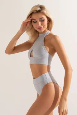 Shark Polewear Tanna Top - Light Grey All Pole Wear