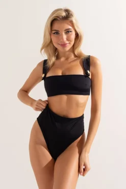 All Pole Wear Shark Polewear Charlotte Top - Black