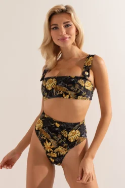 All Pole Wear Shark Polewear Charlotte Shorts - Gold Jungle