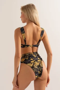 Shark Polewear Charlotte Top - Gold Jungle