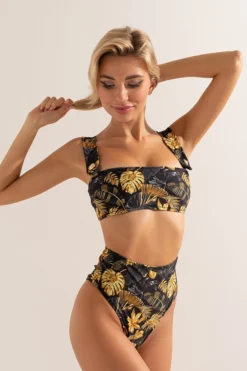 All Pole Wear Shark Polewear Charlotte Shorts - Gold Jungle