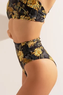 All Pole Wear Shark Polewear Charlotte Shorts - Gold Jungle